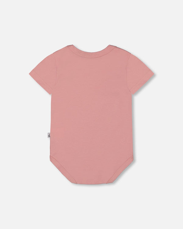 Organic Cotton Onesie Soft Pink - G30A70_692
