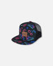 Printed Cap Black And Blue And Pink Items - G30VGC_051