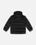 Compressible Winter Puffy Coat Designed For Car Seat Black - H10B500_999