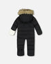 One-Piece Baby Snug Snowsuit Designed For Car Seat Black - H10B701_999