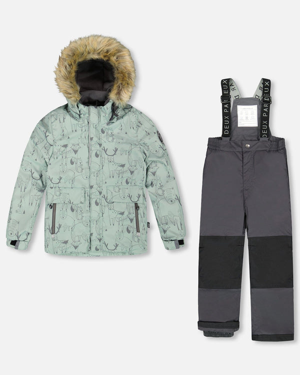 Two-Piece Discover Snowsuit Dark Gray - H10DB40_987