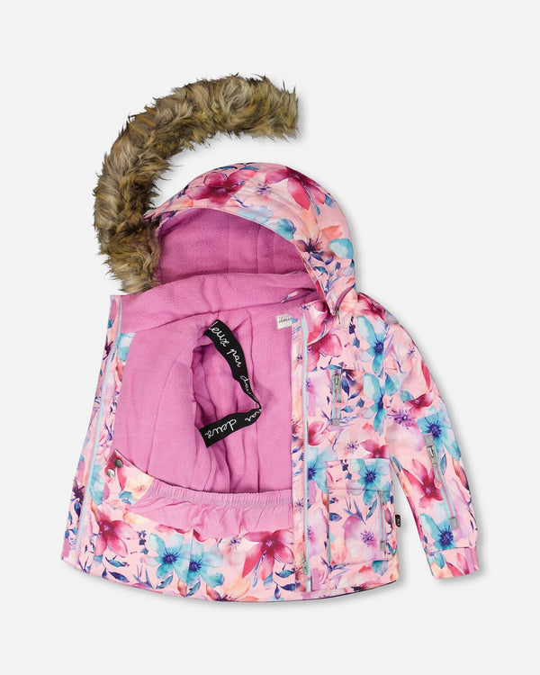 Two-Piece Play Snowsuit Turquoise Blue - H10EG89_407