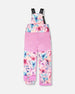 Two-Piece Play Snowsuit Pink Watercolor Flower Print - H10EG90_012