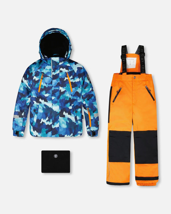 Two-Piece Play Snowsuit Bright Orange - H10PB27_839