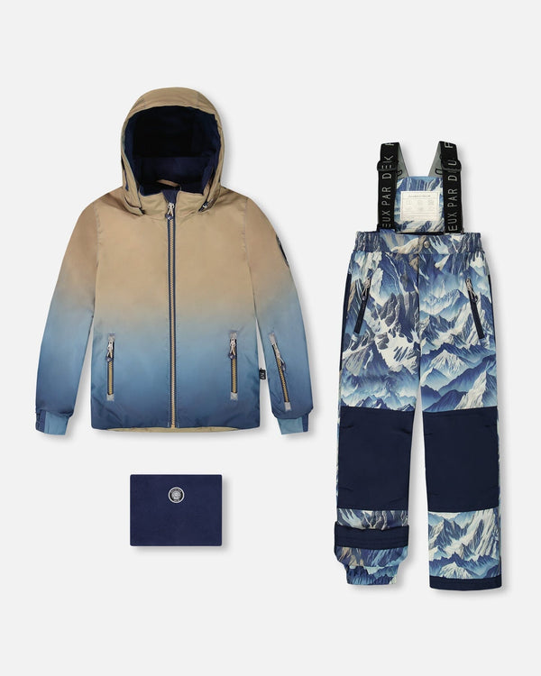 Two-Piece Play Snowsuit Blue Mountains - H10PB44_024