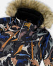Two-Piece Play Snowsuit With Printed Dinosaurs Jacket Brown - H10PB48_967