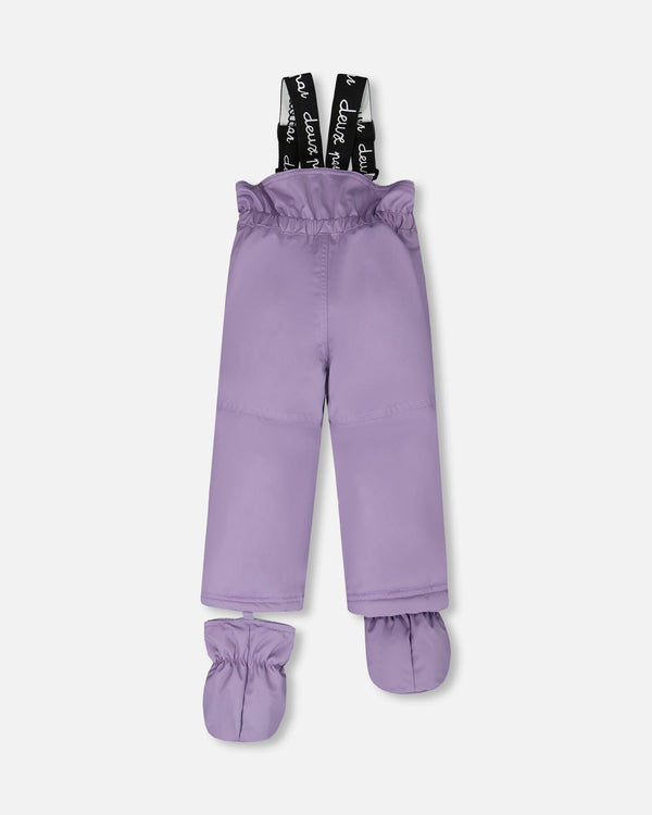 Two-Piece Baby Play Snowsuit Purple Gray - H10PBG84_592