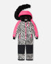 One-Piece Play Snowsuit Zebra Print - H10PG30_094