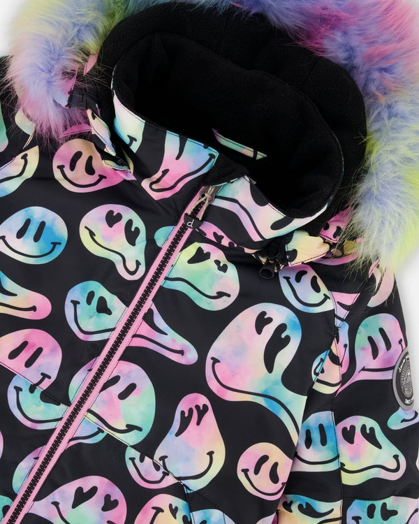 Two-Piece Play Snowsuit With Printed Jacket Pink - H10PG81_624