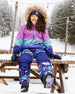 Two-Piece Play Snowsuit Purple Mountain Print - H10PG86_015