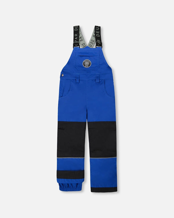 Solid Play Overall Snow Bib Blue - H10T220_587