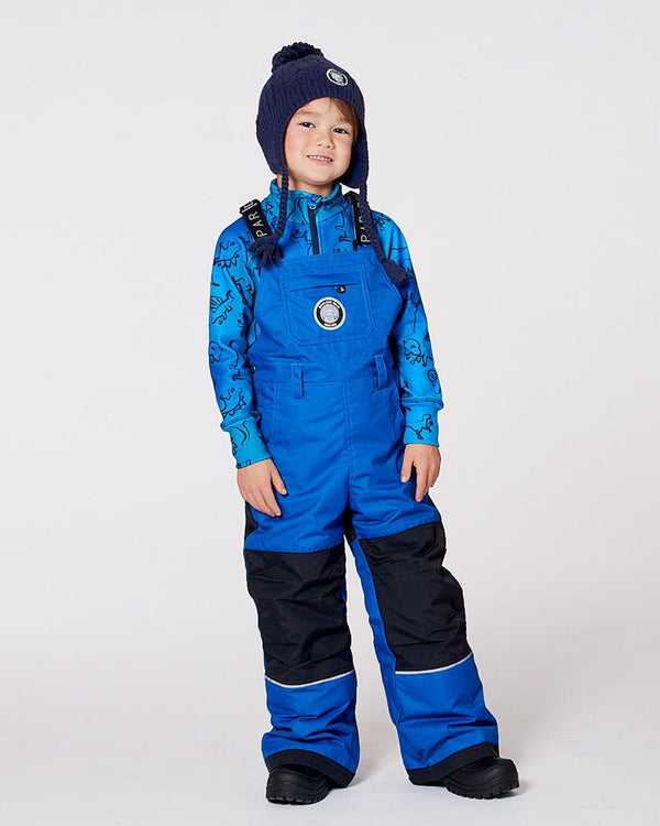 Solid Play Overall Snow Bib Blue - H10T220_587