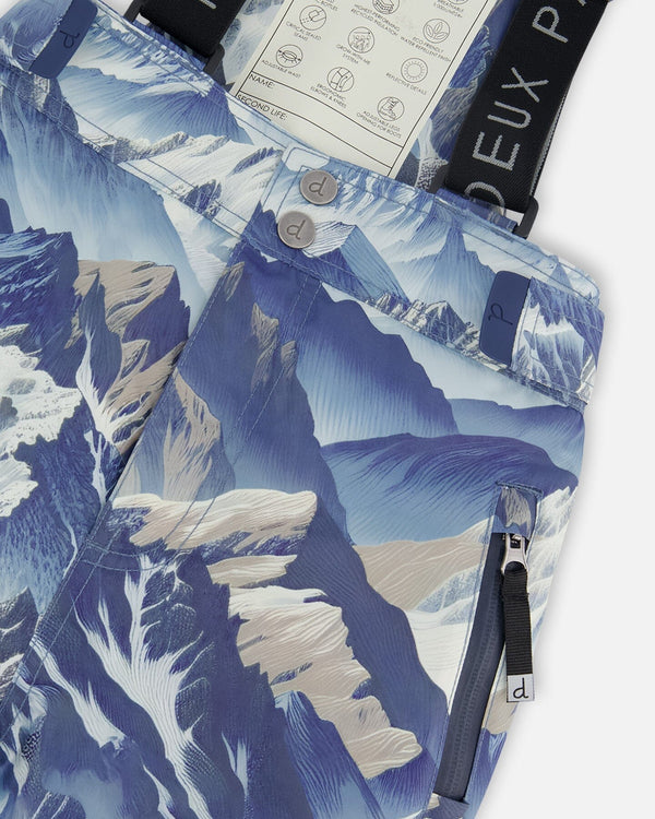 Two-Piece Teknik Snowsuit Blue Mountains - H10TB50_024