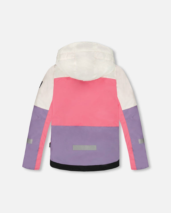 Two-Piece Teknik Snowsuit Black Retro Flower Print - H10TG92_013