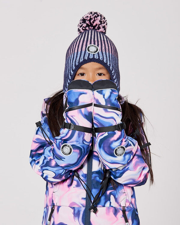 Winter Mittens Teknik Pink And Blue Marble - H10XM203_007