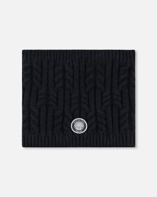 Lined Winter Neckwarmer Black - H10XT2_999