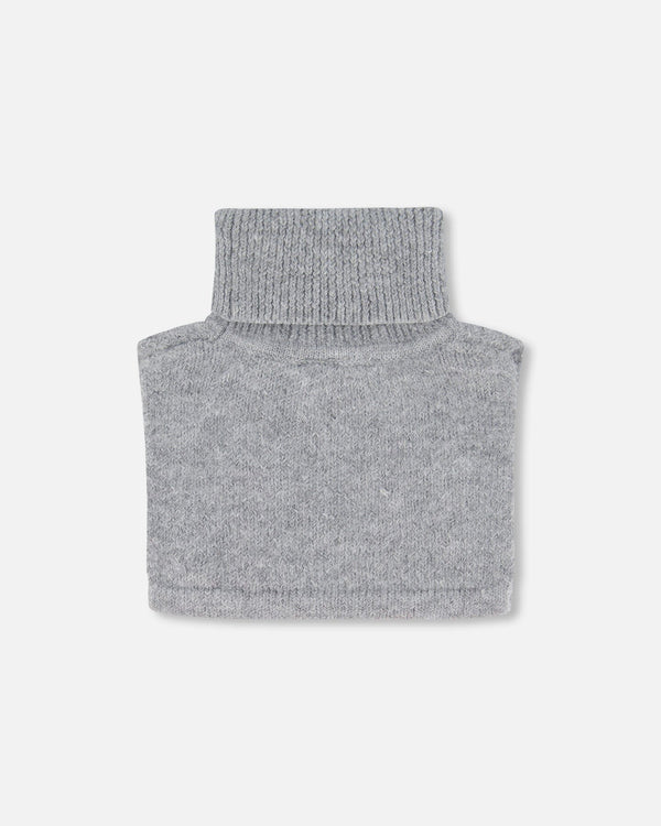 Turtleneck Neckwarmer Heather Gray - H10XT3_194