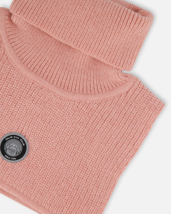 Turtleneck Neckwarmer Dusty Pink - H10XT3_643