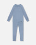 Merino Wool Base Layer Set Blue Gray - H10Y800_975