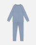 Merino Wool Base Layer Set Blue Gray - H10Y800_975