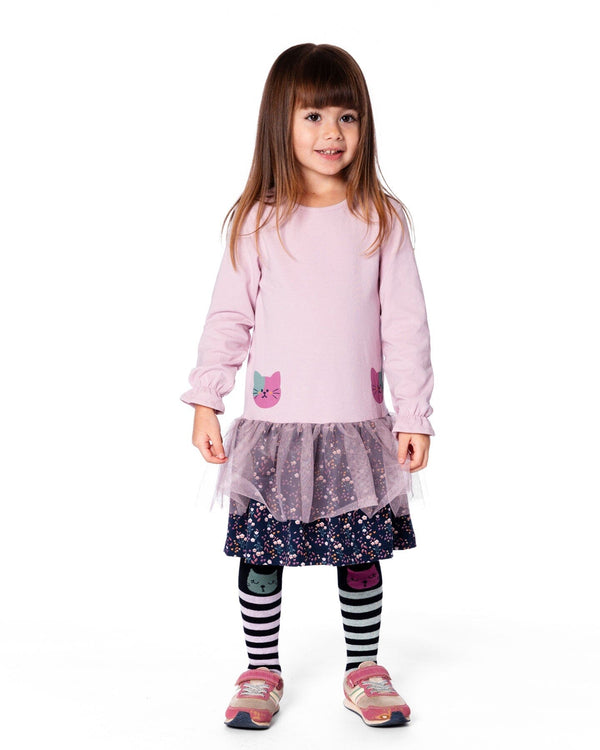 Knit Tights Dark Blue - H20ET_499
