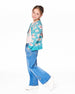 Button Front Knitted Cardigan Turquoise Blue - H20GT31_282