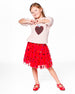 Knit Sweater Pinkish White With Sequin Heart - H20IT72_712