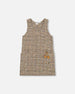 Tweed Jumper Beige And Black - H20LG40_000
