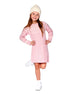 Knitted Dress With Norvegian Jacquard Dusty Pink - H20MT86_276