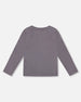 Long Sleeve Organic Cotton Jersey Tee Dark Gray - H20T65_913