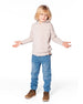 Long Sleeve Super Soft Brushed Jersey Hooded Tee Heather Beige - H20U11_193
