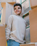 Long Sleeve Super Soft Brushed Jersey Hooded Tee Heather Beige - H20U11_193