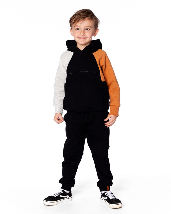 Fleece Sweatpants With Pockets Black - H20U21_999