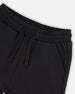 Fleece Sweatpants With Pockets Black - H20U21_999