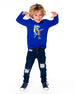 Long Sleeve Jersey Tee Blue - H20U69_470