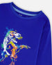 Long Sleeve Jersey Tee Blue - H20U69_470