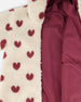 Reversible Mid-Season Sherpa Jacket Burgundy Heart - H20W65_540