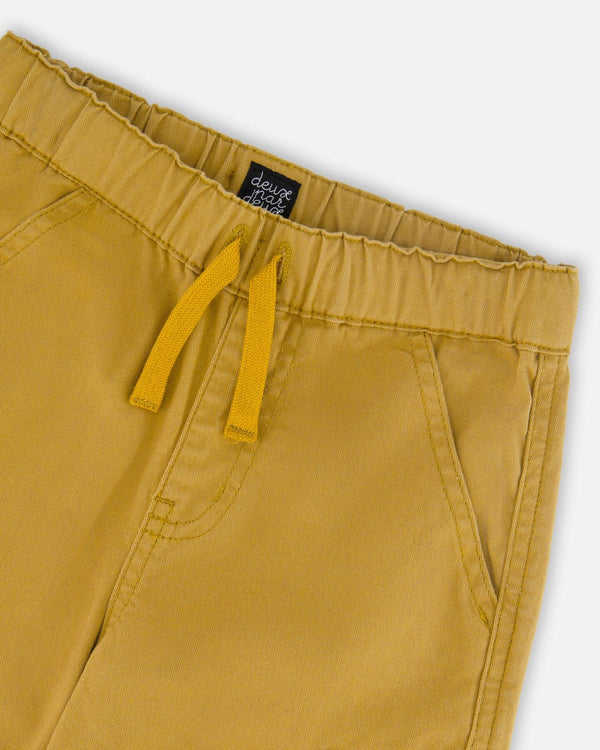Twill Jogger Cargo Pants Ochre - H20YB20_241
