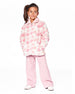 Sherpa Overshirt Off-White And Pink - H20YG16_000