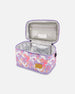 Lunch Box Lilac Retro Flower Print - H20ZBL_014