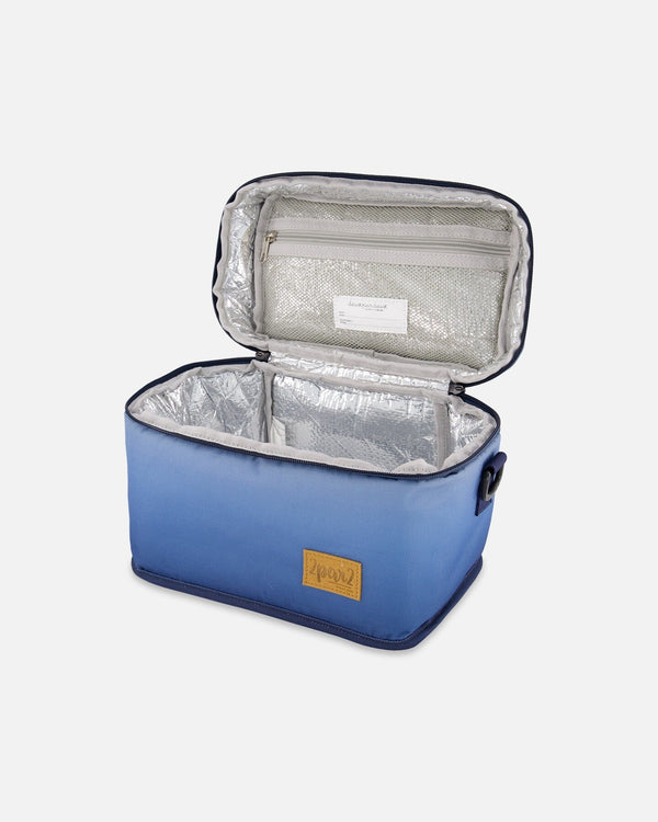 Lunch Box Blue And Beige Gradient - H20ZBL_034