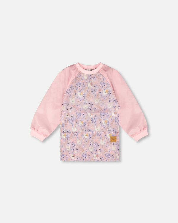 School Apron Lilac Cat Print - H20ZTA_008