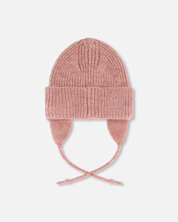 Baby Mid-Season Knit Hat Dusty Pink - H20ZW08_643