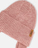 Baby Mid-Season Knit Hat Dusty Pink - H20ZW08_643
