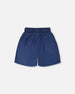 Blue Chambray Bermudas - H30H26_3H098
