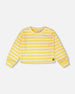 Striped Sweater Yellow And White - H30I31_3H138