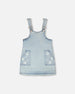 Light Blue Denim Overall Dress - H30I41_01250