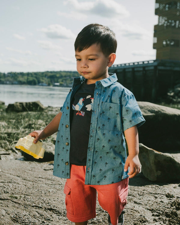 French Terry Shorts Brick - H30T27_06540