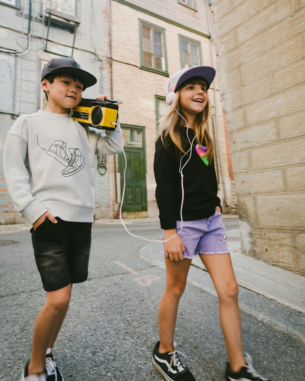 French Terry Sweatshirt Pale Grey - H30U30_01530