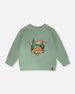 French Terry Sweatshirt Pale Green - H30U30_03350